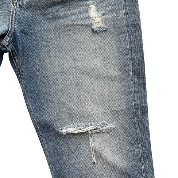 NWOT Hidden Denim Distressed High Waisted Fringe Jeans Size 30 - Picture 4 of 9